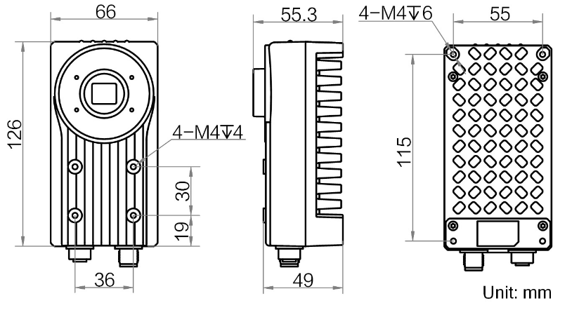 ?？礗D6000系列 MV-ID6200EM-00C-NNG 2000 萬(wàn)像素外形尺寸.png